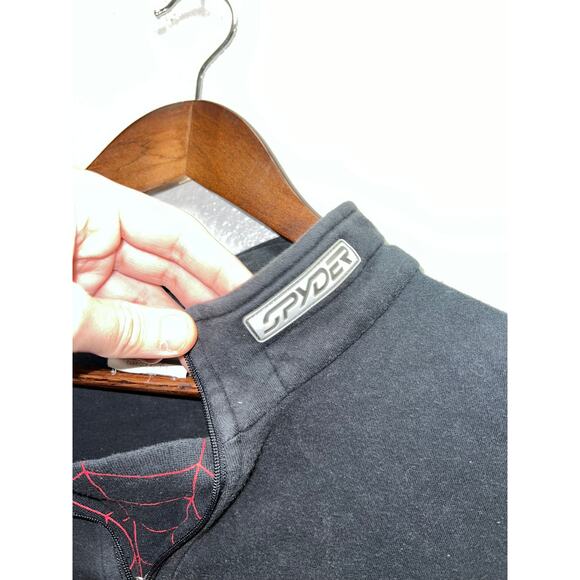 Spyder Performance Jacket Active Wear 1/4 Zip Athletic Stretch Medium Men's M - Picture 5 of 12